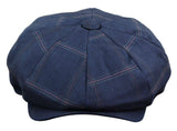 Men's 8 Panel Peaky BlindersTweed Flat Cap - Cavani Connall