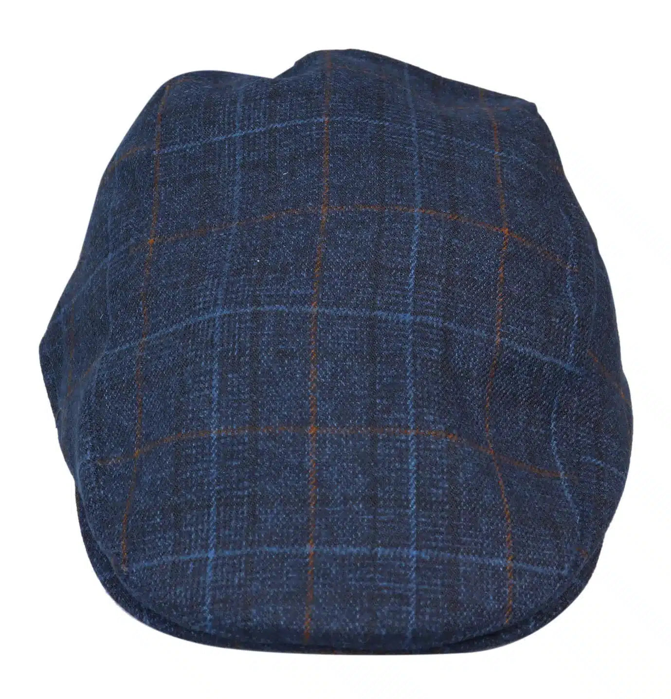 Mens Grandad Baker Flat Navy Cap 8 Panel Tweed Vintage Classic Smart Casual 1920s