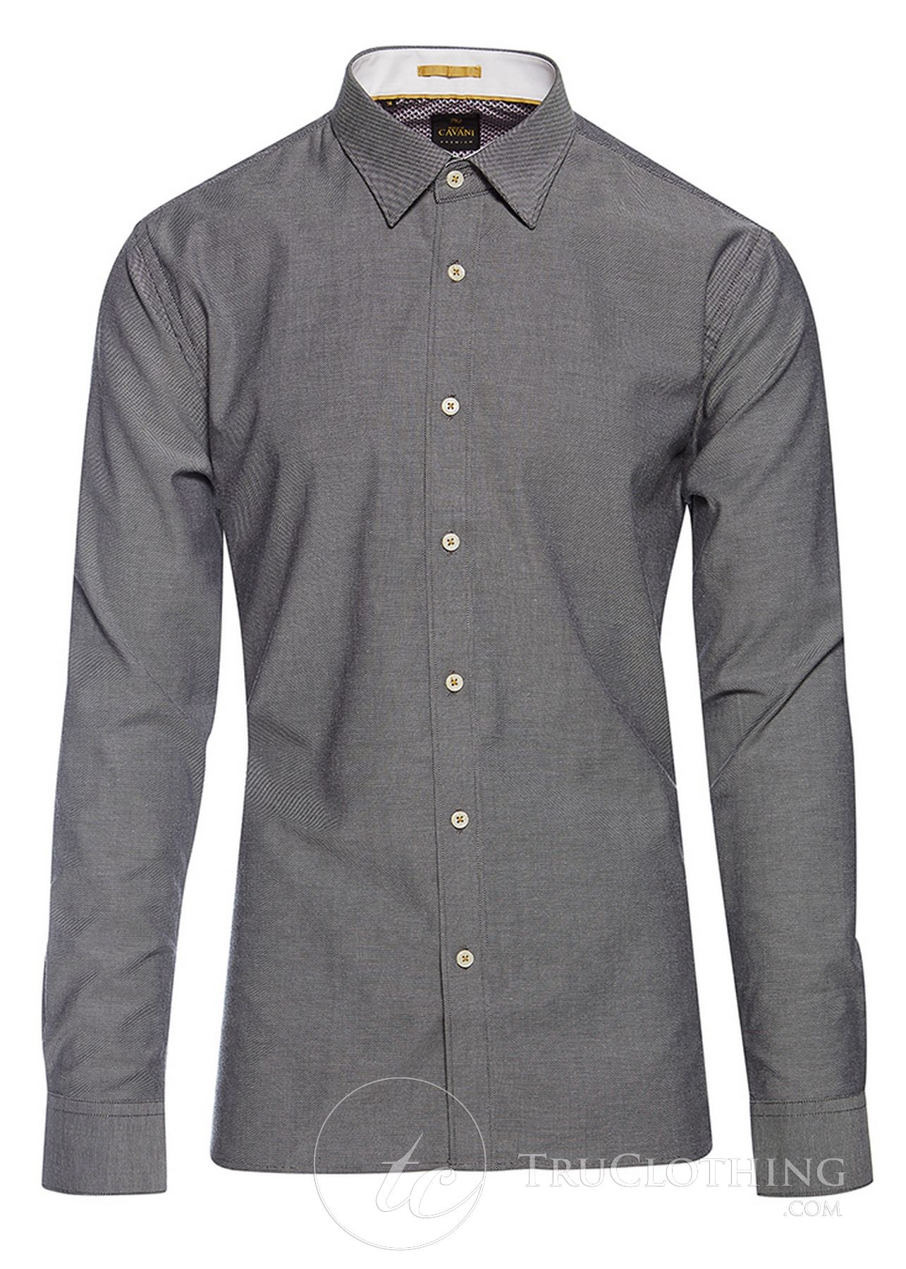 Cavani CV-65 - Men's Cotton Stretch Smart Shirt - Black/Blue/Navy/Pink/White