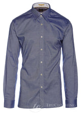 Cavani CV-65 - Men's Cotton Stretch Smart Shirt - Black/Blue/Navy/Pink/White