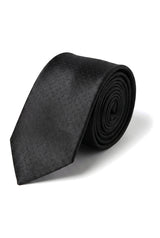 Cavani Satin Tie - Mens Matching Satin Silk Tie Hanky Hankerchief & Tie Clip Polka Dot Wedding Prom Office