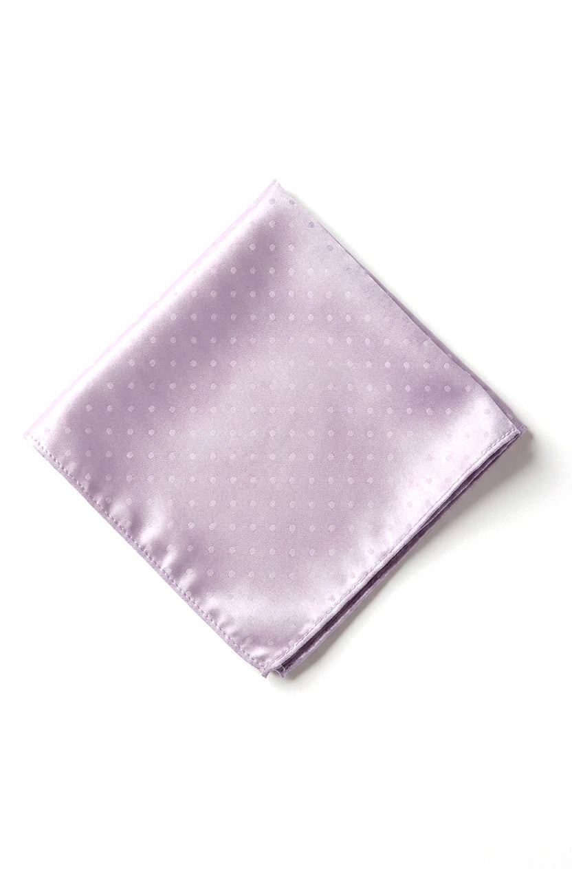 Cavani Satin Tie - Mens Matching Satin Silk Tie Hanky Hankerchief & Tie Clip Polka Dot Wedding Prom Office
