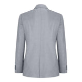 Boys 3 Piece Light Grey Suit Classic Wedding Party Vintage Christening
