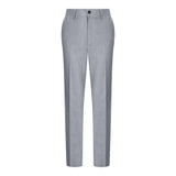 Boys 3 Piece Light Grey Suit Classic Wedding Party Vintage Christening