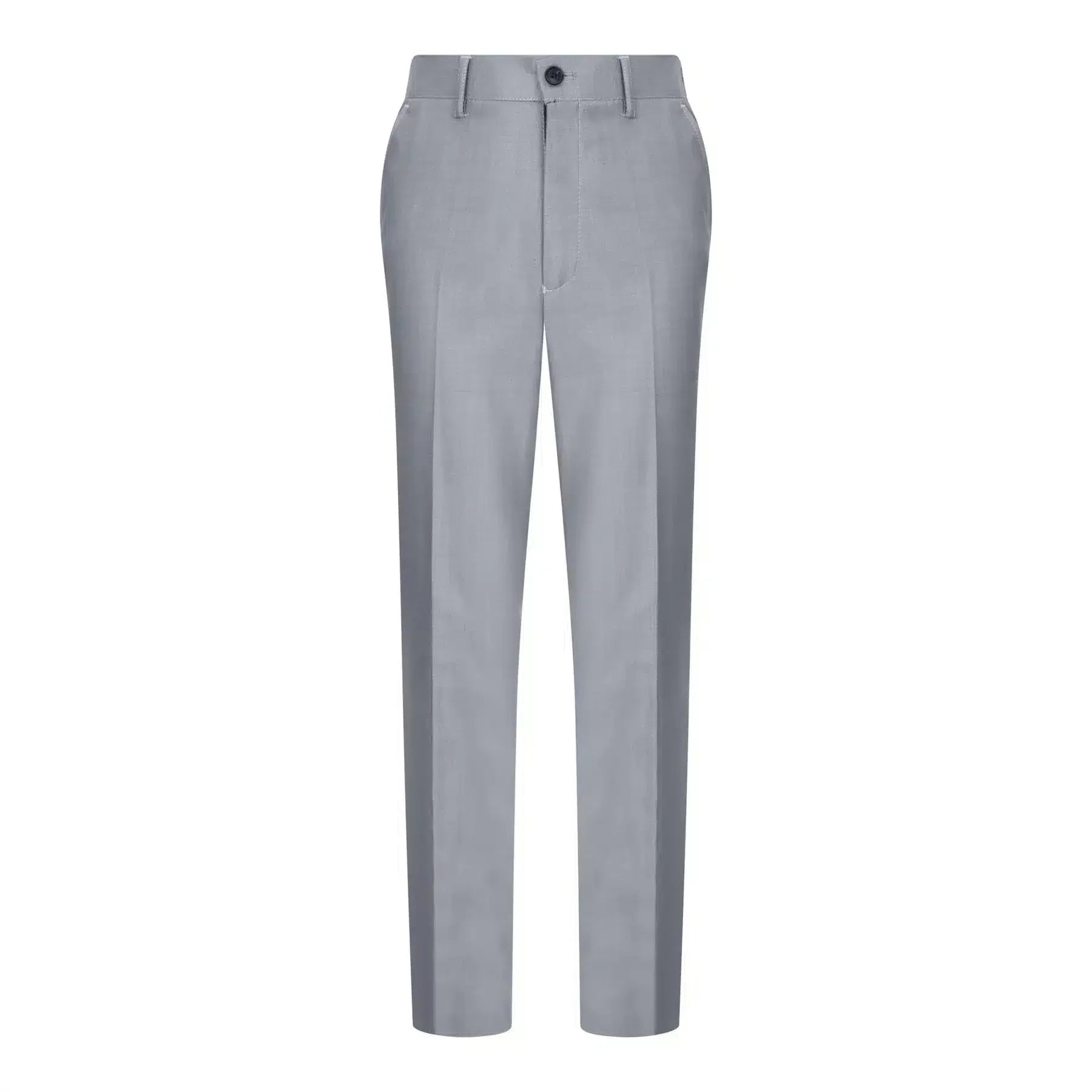 Boys 3 Piece Light Grey Suit Classic Wedding Party Vintage Christening