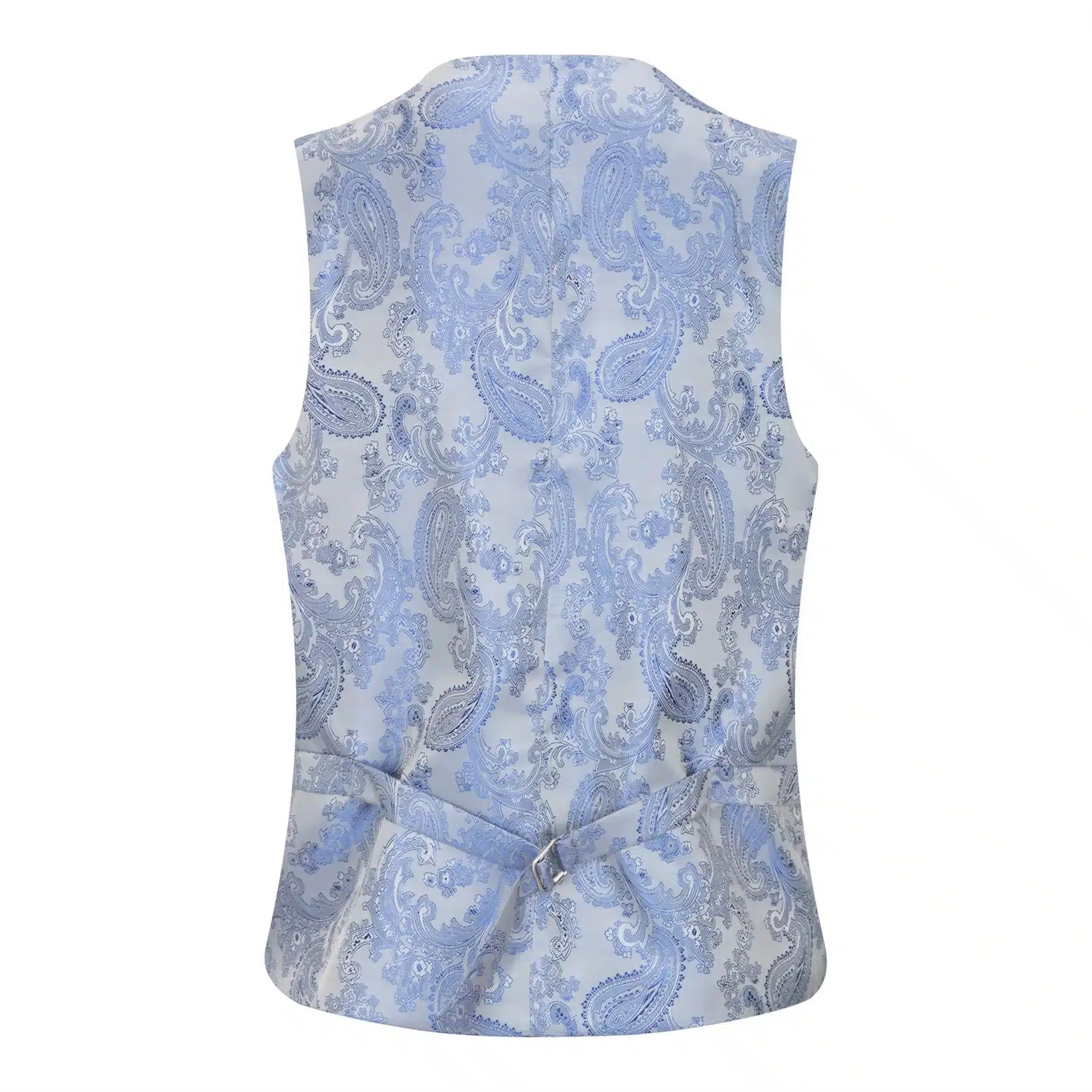 Boys 3 Piece Suit Sky Blue Light Wedding Party Christening Smart Formal