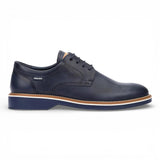 Claret - Men's Blue Leather Lace-Up Derby Shoes