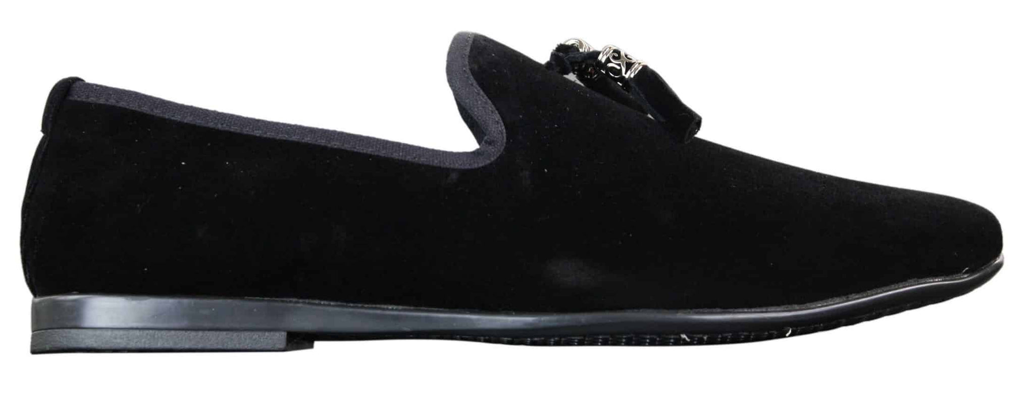 Elong dd0019 - Mens Velvet Slip On Suede Tassle Driving Shoes Loafers Smart Casual Wine Navy