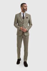 Donatella - Men's Sage Green 3 Piece Tailored Fit Suit