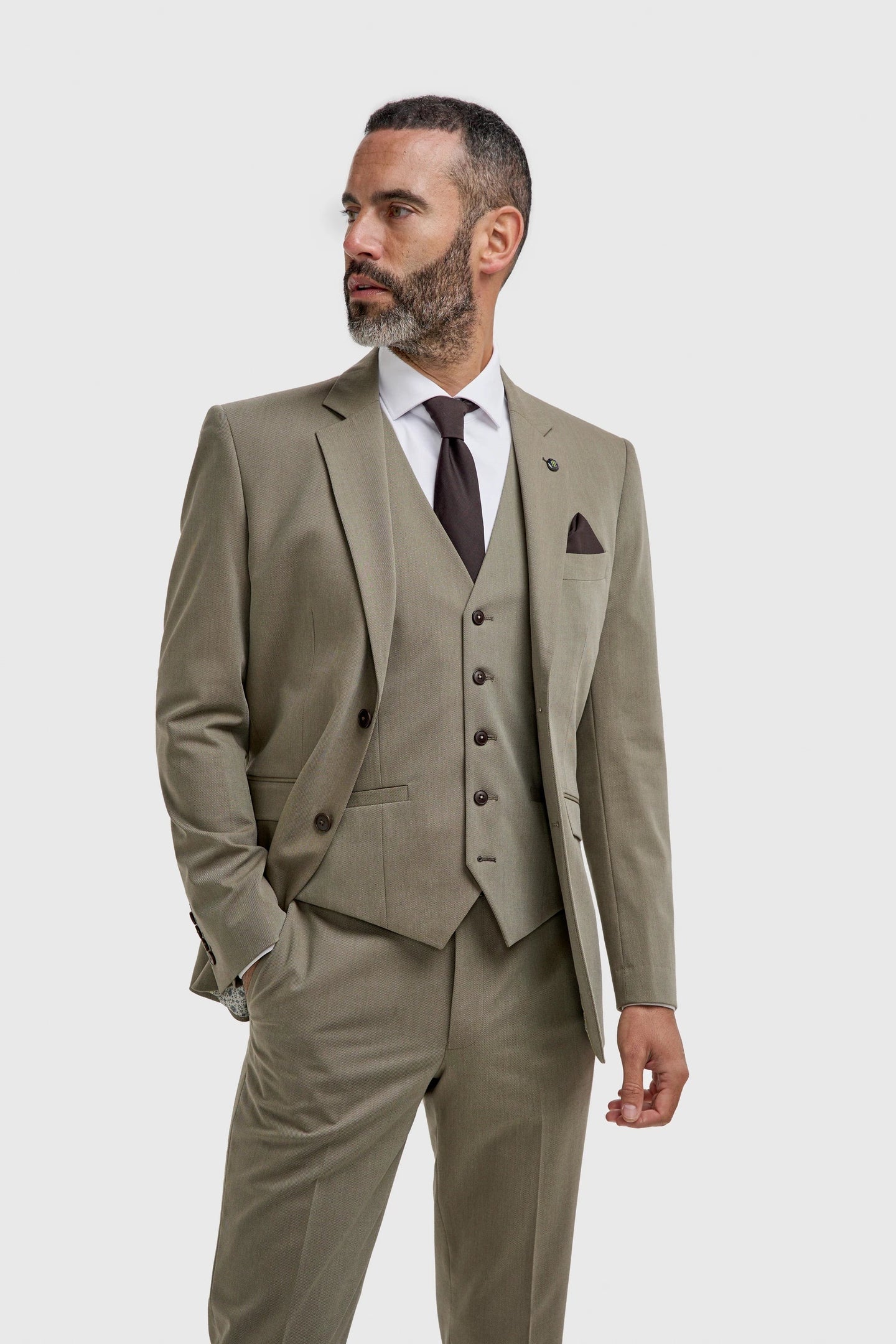 Donatella - Men's Sage Green Tailored Fit Blazer