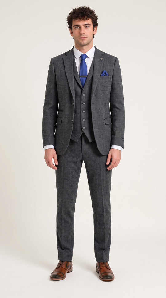 Charcoal Textured Authority