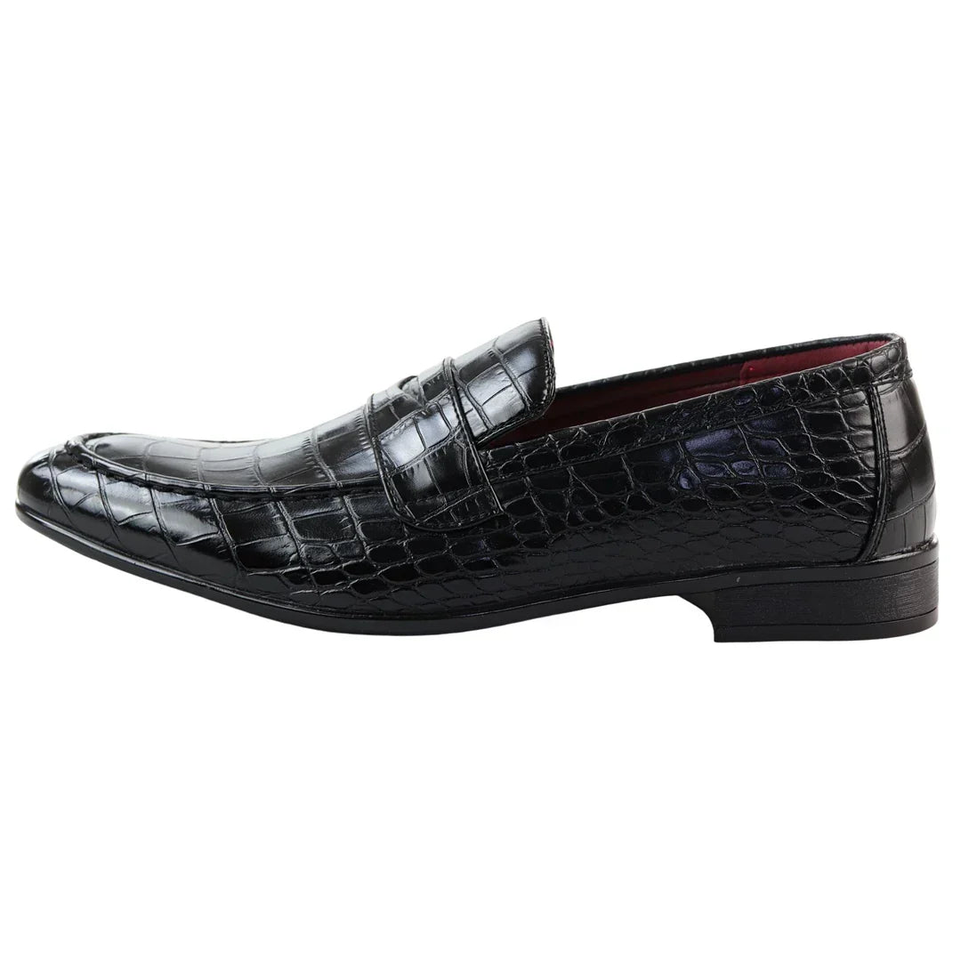 Men's Slip On Formal Black Loafers