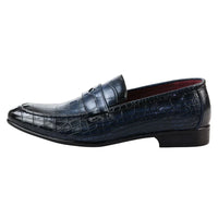 Men's Slip On Formal Navy Loafers