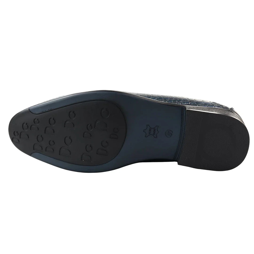 Men's Slip On Formal Navy Loafers