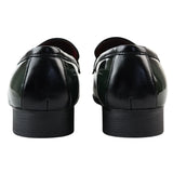 Men's Patent Tassel Slip On Green Loafers
