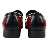 Men's Patent Tassel Slip On Red Loafers