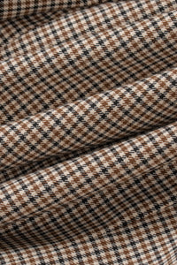 Mens Beige Navy Check Suit