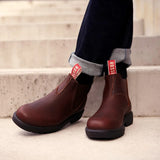 Endura 303 - Redwood Brown Leather Chelsea Boots
