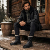 Fedro Igloo C3 - Men's Black Waterproof Leather Ankle Boots
