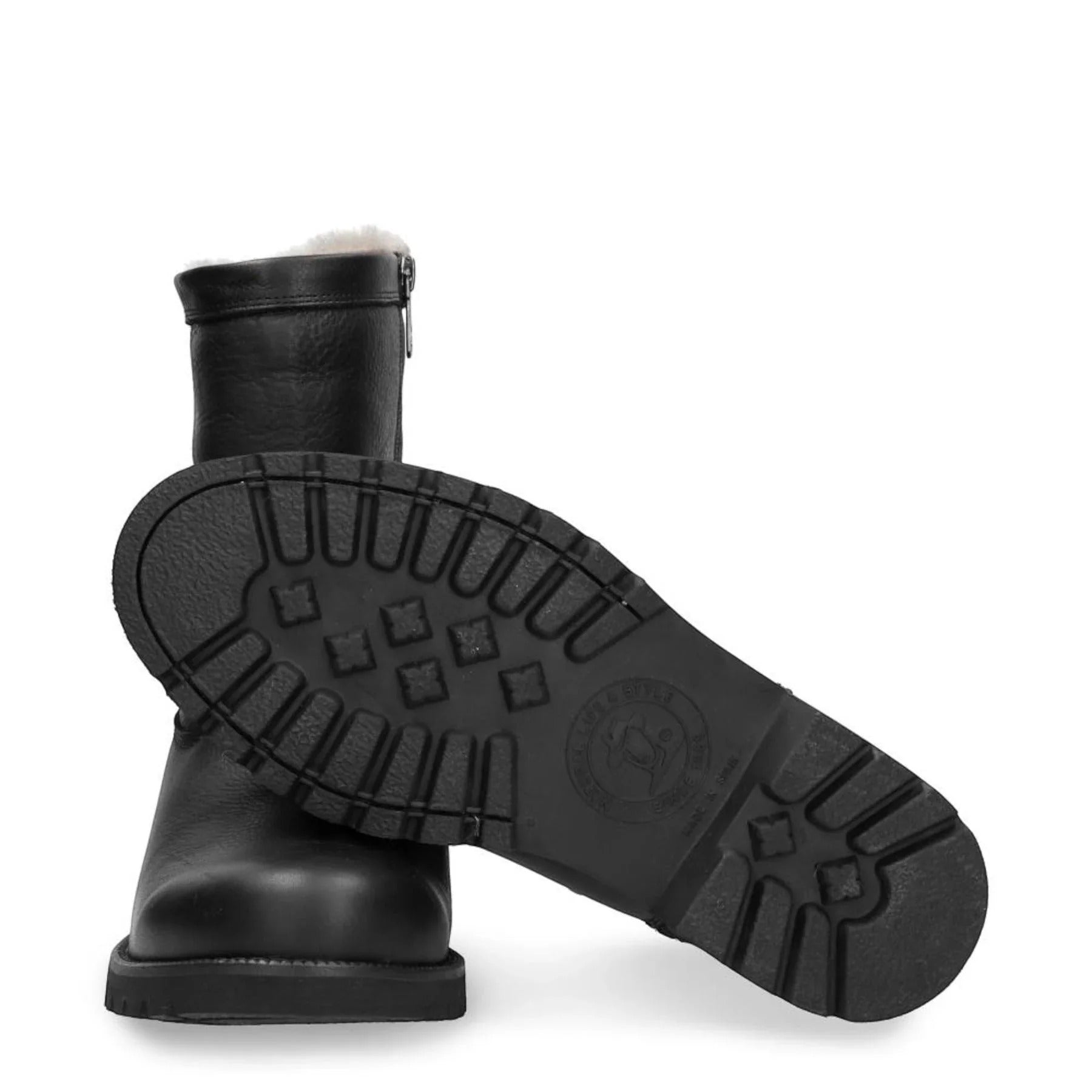 Fedro Igloo C3 - Men's Black Waterproof Leather Ankle Boots