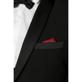 Ford Men's Black 3-Piece Classic Tuxedo Suit with Satin Lapels