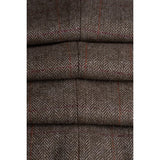 Gaston - Men's Tweed Olive Check Waistcoat