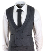 Grey Tweed 3 Piece Suit