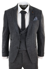 Grey Tweed 3 Piece Suit
