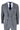 Harris - Men's Grey 3 Piece Herringbone Check Tweed Suit
