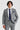 Harris - Tweed Grey Herringbone Check Blazer for Men