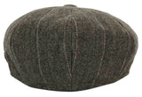 Mens Tweed Check Peaky Blinders Cap