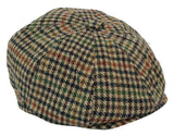 Men's Tweed 8 Panel Newsboy Hat