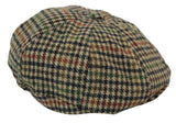 Men's Tweed 8 Panel Newsboy Hat
