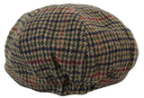 Men's Tweed 8 Panel Newsboy Hat