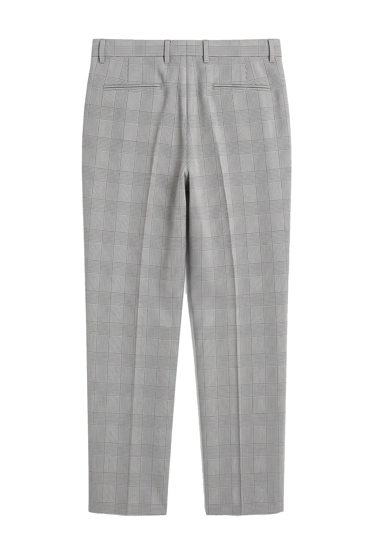 Hugo - Men's Check Grey Trouser