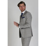 Hugo - Men's Check Grey Blazer