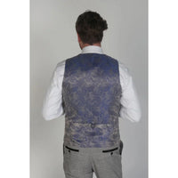 Hugo - Men's Check Grey Waistcoat
