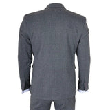 IM41 - Grey 3 Piece Herringbone Tweed Suit for Men