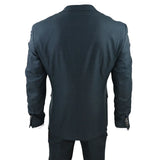 Jasper Men's Olive Green 3-Piece Suit with Prince of Wales Black Check