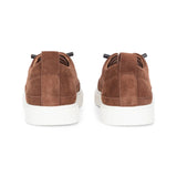 Josh - Men's Brown Suede Leather Trainers