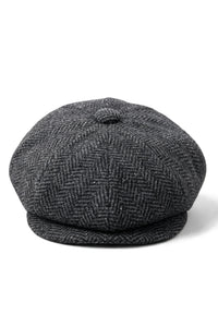 Kids Shelby Newsboy Newsboy Tweed Herringbone 8 Panel Hat
