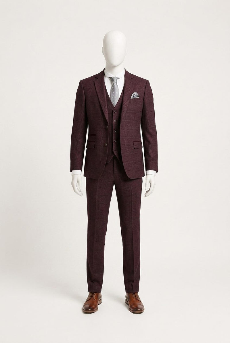 Semi Formal — Burgundy Semi-Formal Groom — photo 1