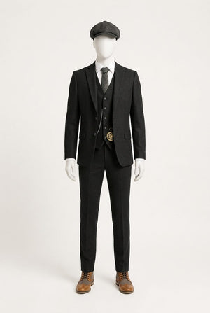 Peaky Blinders Black Peaky Groom