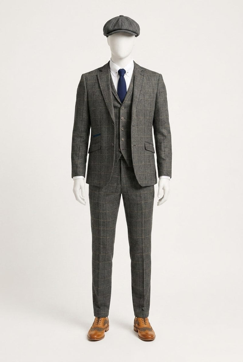Peaky Blinders — Grey Check Peaky Groom — photo 1