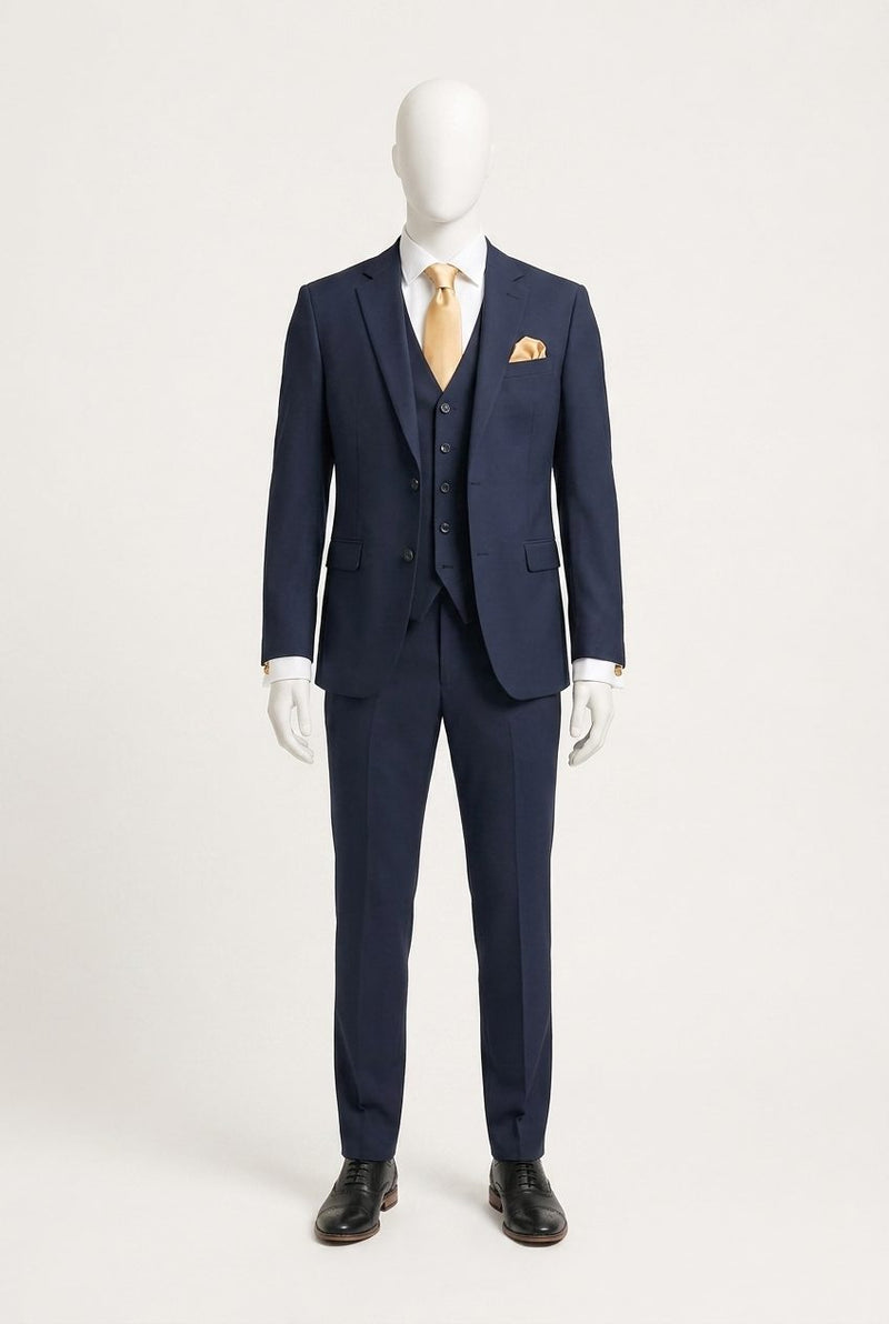 Formal — Navy & Champagne Formal Groom — photo 1