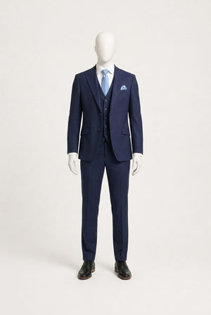 Formal Navy & Light Blue Formal Groom