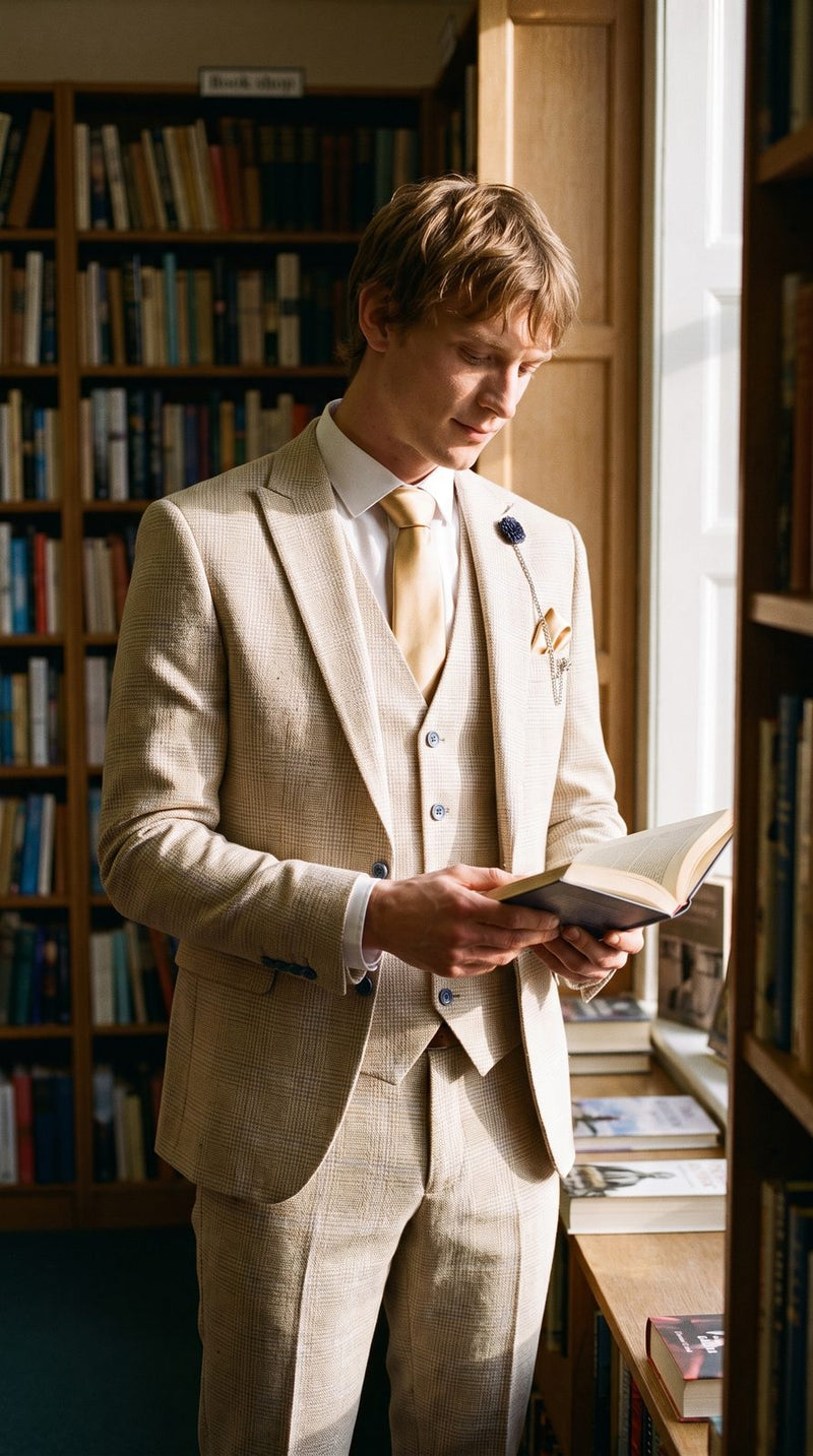 Semi Formal — Cream Semi-Formal Groom — photo 3