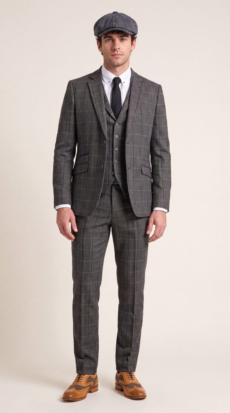 Peaky Blinders — Grey Check Peaky Groom — photo 2