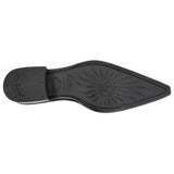 NEW ROCK M-2246-S14 NEWMAN SHOES Black Leather Buckle Steel Heel