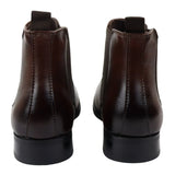Men's Chelsea Slip On Brown Ankle Boots